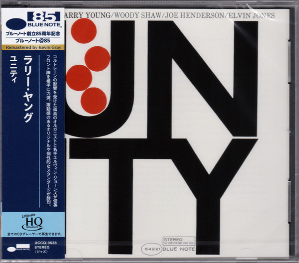 Image of Front Cover of CD - VG+/VG+ - LARRY YOUNG, Unity (Blue Note; UCCQ-9638, Japan 2024, Jewel Case With O-Card, Booklet), ,  - 2036188E