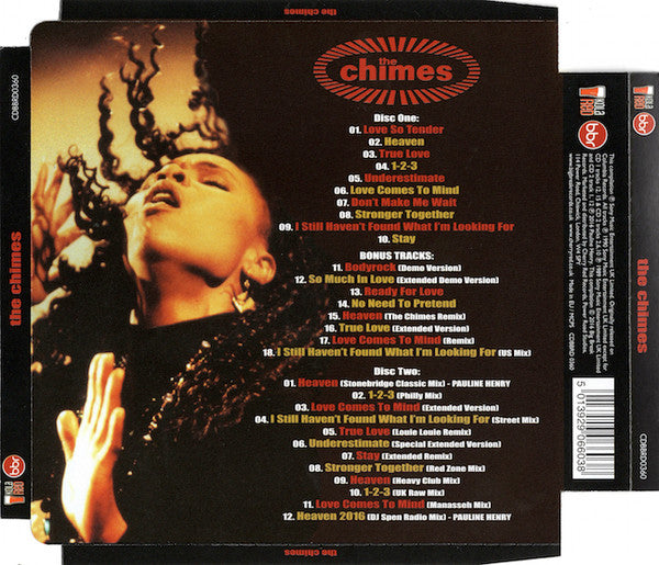 Image of Back Cover of 2xCD - VG+/VG+ - THE CHIMES, The Chimes (Big Break Records; CDBBRD0360, UK 2016 Reissue), Opened Instore,  - 2156009S