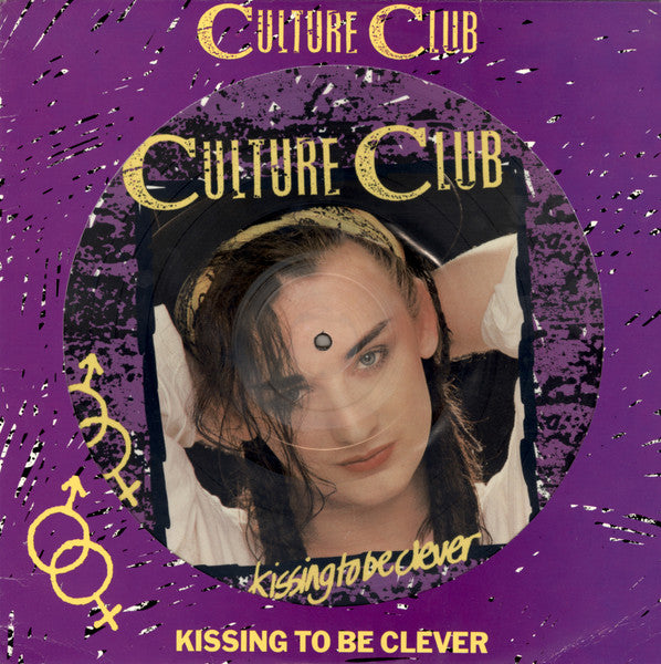 Image of Front Cover of LP - VG/VG+ - CULTURE CLUB, Kissing To Be Clever (Virgin; VP2232, UK 1982, Die Cut Picture Sleeve, Insert, Picture Disc), Light edge wear,  - 2146007S