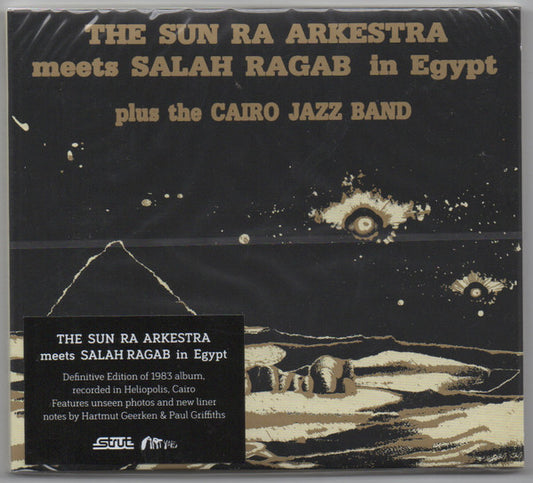 Image of Front Cover of CD - VG+/VG+ - THE SUN RA ARKESTRA MEETS SALAH RAGAB PLUS THE CAIRO JAZZ BAND, In Egypt (Strut; STRUT266CD, Europe 2022, Digipak), ,  - 2036192E