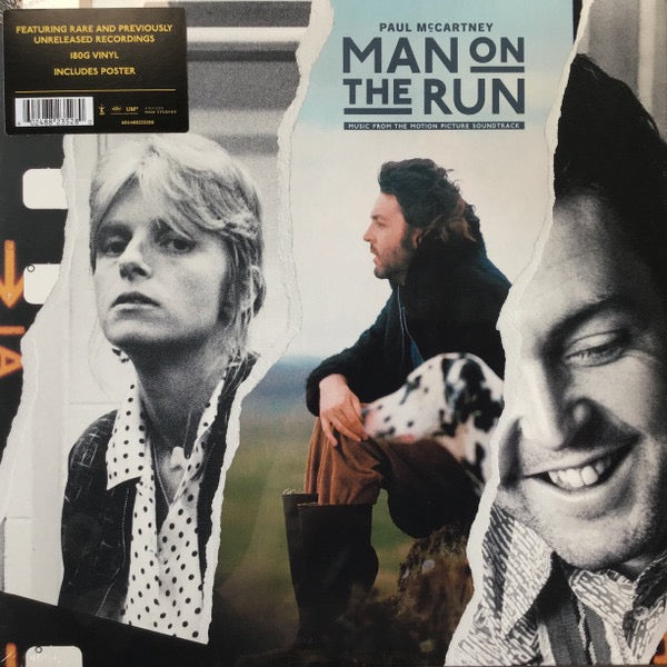 Image of Front Cover of LP - VG+/VG - PAUL MCCARTNEY, Man On The Run (Music From The Motion Picture Soundtrack) (Capitol Records; 602488235280, Worldwide 2026, Inner & Insert), Still In Opened Shrinkwrap With Hype Sticker. Sleeve Corner Creased.,  - 2116028C