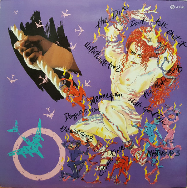 Image of Back Cover of LP - VG/VG+ - CULTURE CLUB, Waking Up With The House On Fire (Virgin; VP2330, UK 1984, Die Cut Picture Sleeve, Insert, Picture Disc), ,  - 2146009S