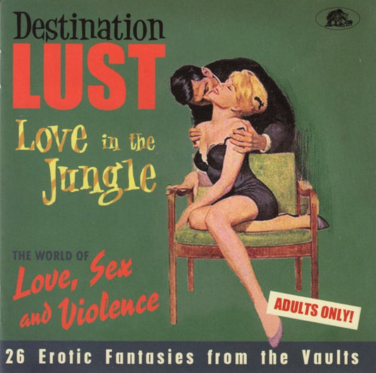 Image of Front Cover of CD - M/M - VARIOUS, Destination Lust 3: Love In The Jungle (The World Of Love, Sex And Violence - 26 Erotic Fantasies From The Vaults) (Bear Family Records; BCD17761, Germany 2024, Jewel Case), ,  - 2116005C