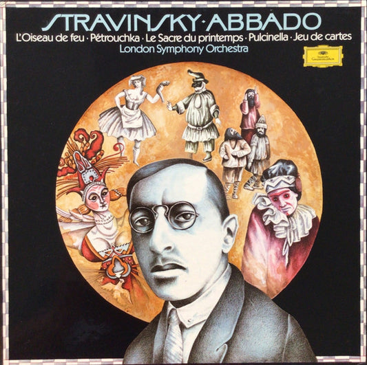 Image of Front Cover of 4xLP - VG+/VG+ - CLAUDIO ABBADO, LONDON SYMPHONY ORCHESTRA, Stravinsky: L'Oiseau De Feu   P trouchka   Le Sacre Du Printemps   Pulcinella   Jeu De Cartes (Deutsche Grammophon; 2740 257, Germany 1982, Box Set, Insert), ,  - 2126026E