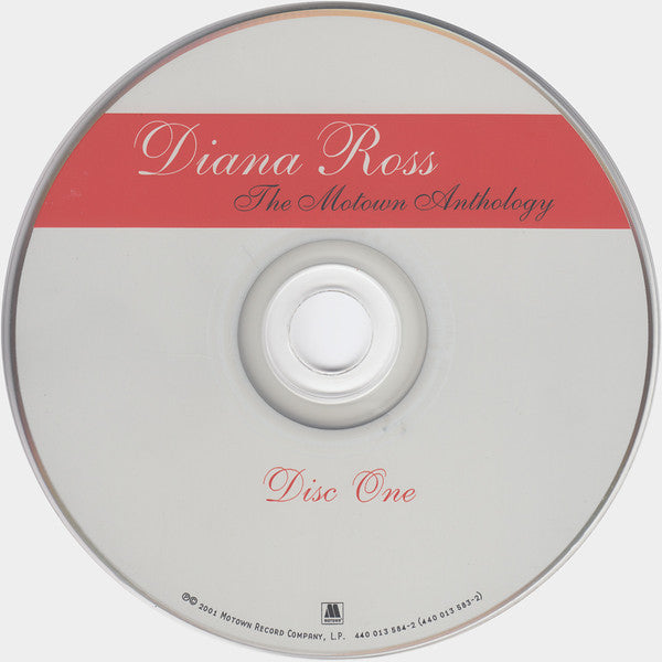 Image of Label Cover of 2xCD - VG+/VG+ - DIANA ROSS, The Motown Anthology (Motown ; 440 013 583-2, US 2001), Opened Instore,  - 2156020S