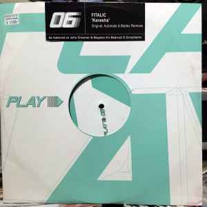 Image of Front Cover of 12" - VG/G+ - FITALIC, Kanesha (Play Recordings; PLY006, UK 2002), ,  - 2146059S