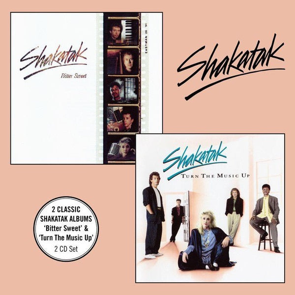 Image of Front Cover of 2xCD - VG+/VG+ - SHAKATAK, Bitter Sweet / Turn The Music Up (Secret Records Limited; SECDD170, Europe 2017 Reissue, Double CD Case, Booklet), Nice copy showing minimal sign of use.,  - 2116050C