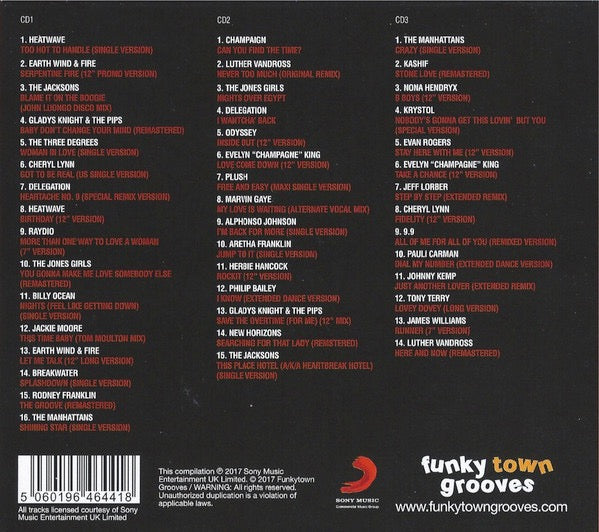 Image of Back Cover of 3xCD - VG+/VG+ - VARIOUS, FTG Presents The Vaults (Vol. 4) (Funkytowngrooves; FTGV 004, UK 2017, Triple Digipak), Nice copy showing minimal sign of use.,  - 2116051C