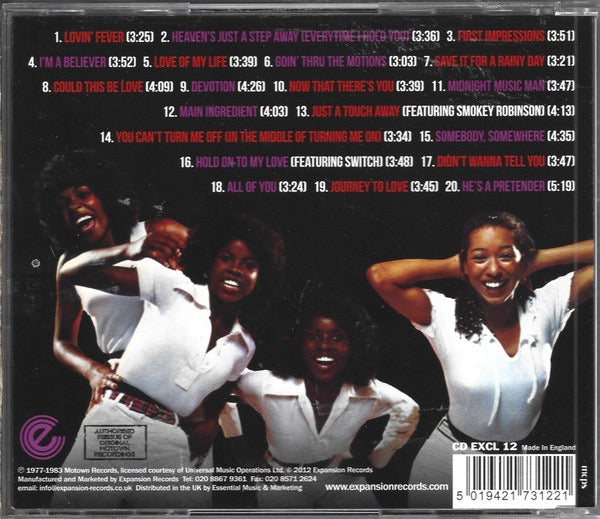 Image of Back Cover of CD - M/M - HIGH INERGY, Lovin' Fever - The Best Of High Inergy (Expansion; CD EXCL 12, UK 2012, Jewel Case), SEALED,  - 2236049E