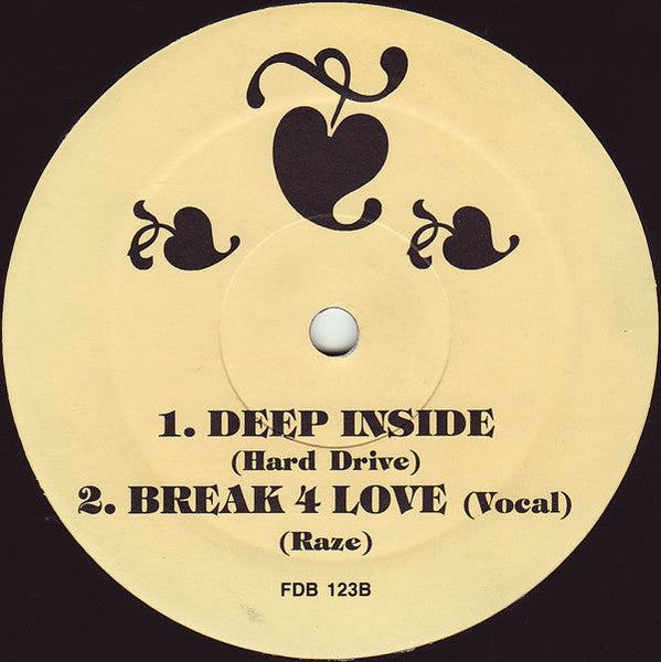 Image of Back Cover of 12" - /VG - ALY-US / HARD DRIVE / RAZE, Follow Me / Deep Inside / Break 4 Love (Not On Label; FDB 123, US 2003), Storage marks., A	Aly-Us Follow MeB1	Hard Drive- Deep InsideB2	Raze 	Break 4 Love (Vocal) - 2116022C