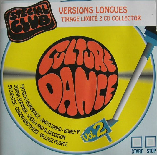 Image of Front Cover of 2xCD - VG+/VG+ - VARIOUS, Culture Dance Vol. 2 (Special Club) (Versailles; VER 475619 2, France 1994, Jewel Case, Booklet), ,  - 2036091E