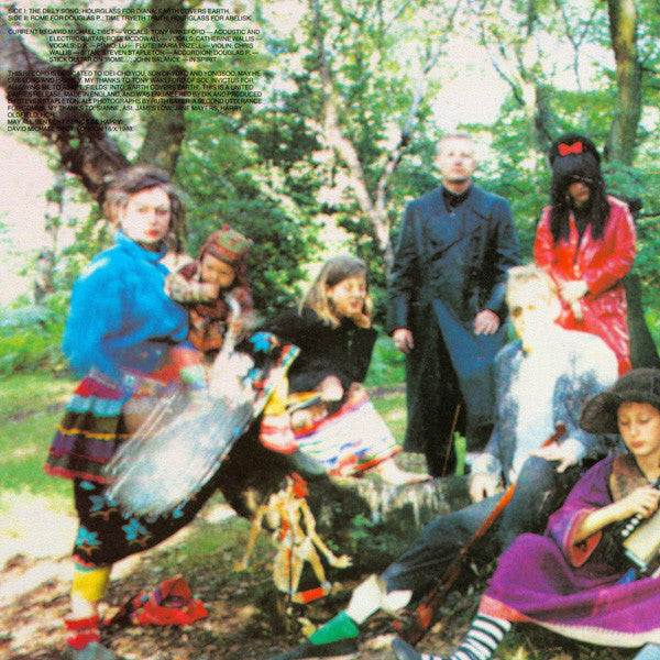 Image of Back Cover of LP - VG+/VG+ - CURRENT 93, Earth Covers Earth (Free Porcupine Society; FPS11, US 2005 Reissue, Silk Screened Fold Out Cover, Stickered outer Plastic Sleeve), ,  - 2126044E