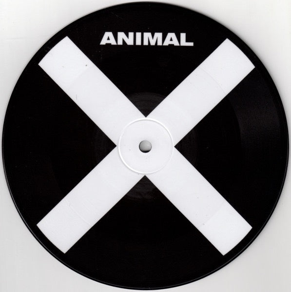 Image of Front Cover of 7" - VG/G+ - NICK CAVE & THE BAD SEEDS, Animal X (Bad Seed Ltd.; BS004V, UK 2013, Stickered Plastic Sleeve, Limited Edition Picture Disc, Record Store Day 2013), Light marks and hairlines only, Most likely from subpar plastic sleeve,  - 2116110C