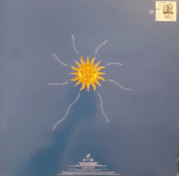 Image of Back Cover of LP - VG/VG - TEARS FOR FEARS, The Seeds Of Love (Fontana ; 838 730-1, Spain 1989, Inner), Strong VG, Stickers Stuck To Rear Sleeve,  - 2116171C