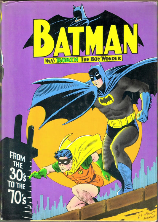 Image of Front Cover of Book - VG+/VG+ - VARIOUS, Batman with Robin the Boy Wonder: From the 30's Through the 70's (Spring Books; , UK ), Some surface wear,  - 2156051S