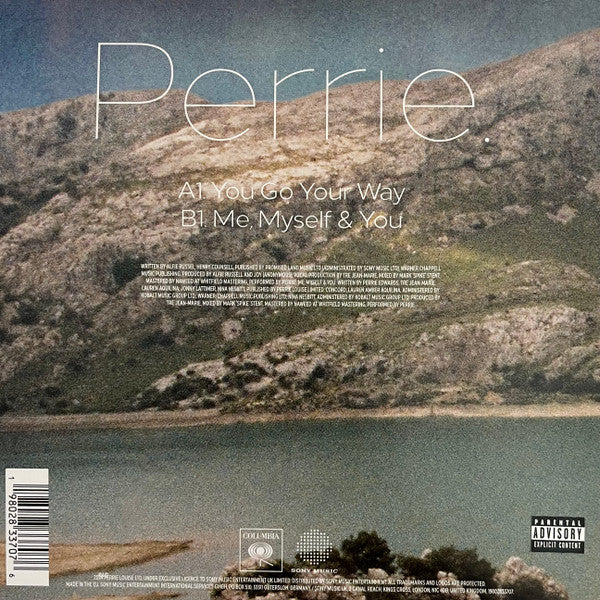 Image of Back Cover of 7" - VG+/VG+ - PERRIE., You Go Your Way (Columbia; 19802833707, UK 2024, Picture Sleeve), ,  - 2116114C