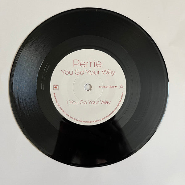 Image of Label Cover of 7" - VG+/VG+ - PERRIE., You Go Your Way (Columbia; 19802833707, UK 2024, Picture Sleeve), ,  - 2116114C