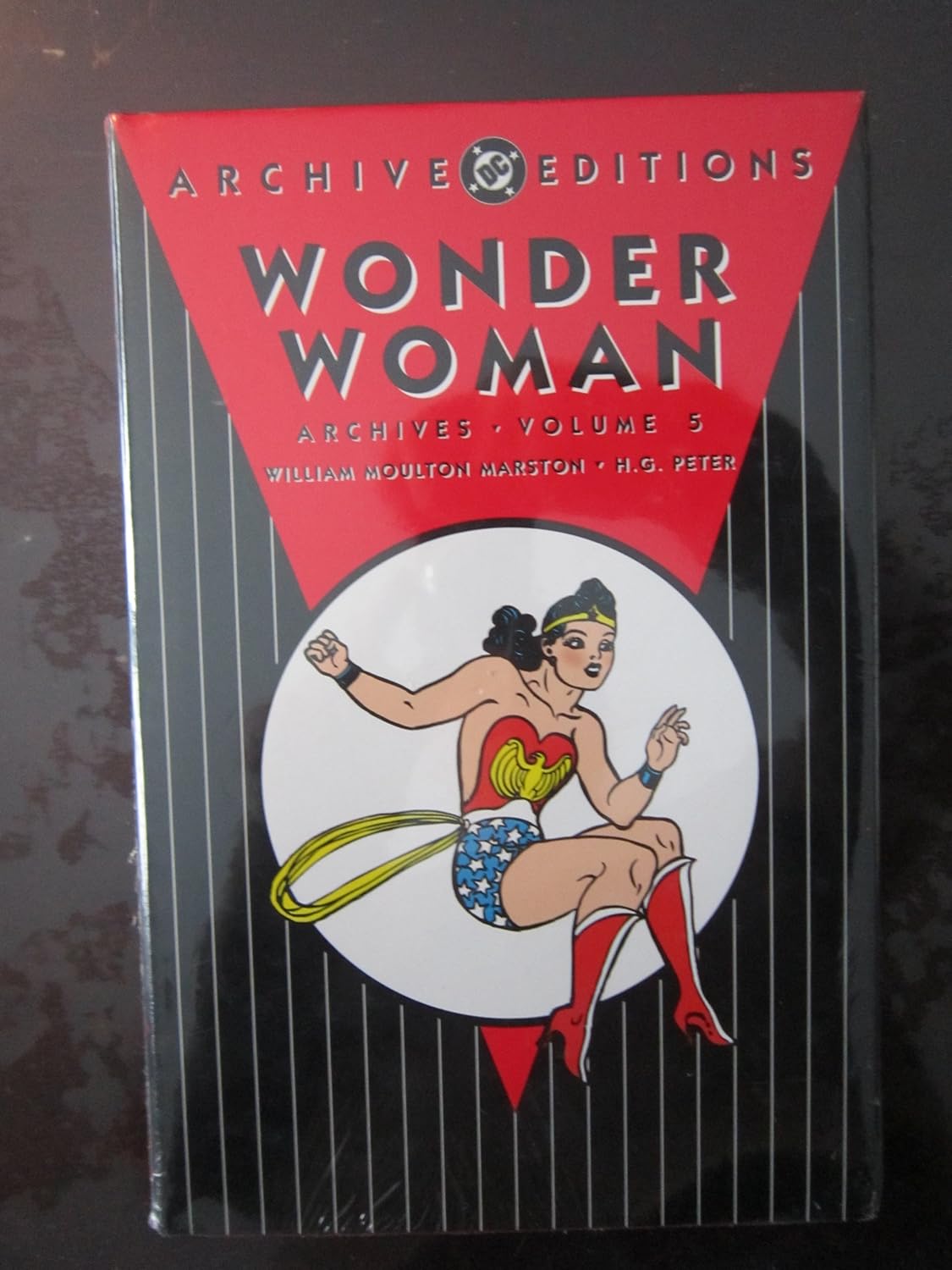 Image of Front Cover of Book - VG+/VG+ - H.G. PETER, Wonder Woman Archives, Vol. 5 (DC Comics; , Europe 2007), Strong VG+,  - 2156053S