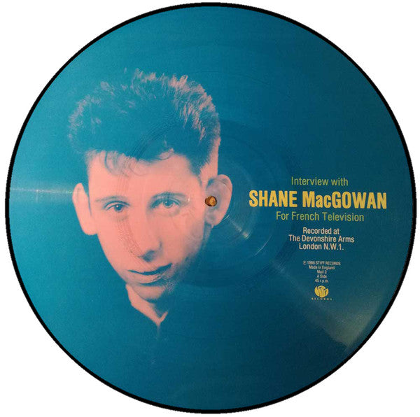 Image of Front Cover of 12" - /VG+ - THE POGUES, Sally MacLennane (Stiff Records; Mail 3, UK 1986, Clear Plastic Sleeve, Picture Disc), ,  - 2146091S