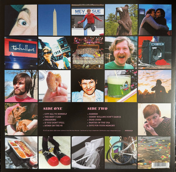Image of Back Cover of LP - VG+/EX - ALLO DARLIN', Bits And Pieces (Now We Know Records; NWK001LP, UK 2026, Inner, Clear Vinyl), Still in shrinkwrap.,  - 2116183C