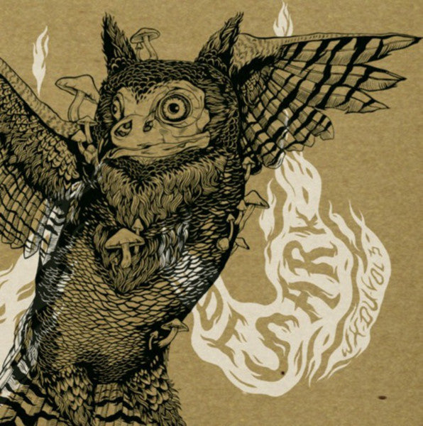 Image of Front Cover of LP - VG+/VG+ - DES ARK, WXDU Vol. 3 (Lovitt Records; LOV 075, US 2013 Reissue, Silk Screened Sleeve, Insert, Coke Bottle Clear Vinyl, Recorded live on WXDU 2010), ,  - 2146097S