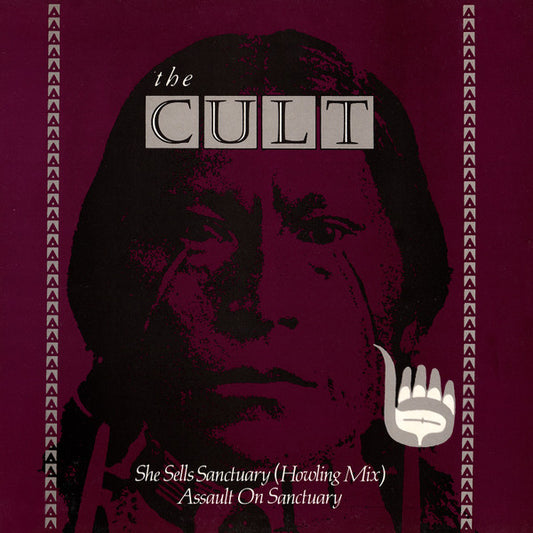 Image of Front Cover of 12" - VG/VG+ - THE CULT, She Sells Sanctuary (Howling Mix) / Assault On Sanctuary (Beggars Banquet "This Side..." Twice; Beg 135tp, UK 1985, Picture Sleeve), ,  - 2116191C