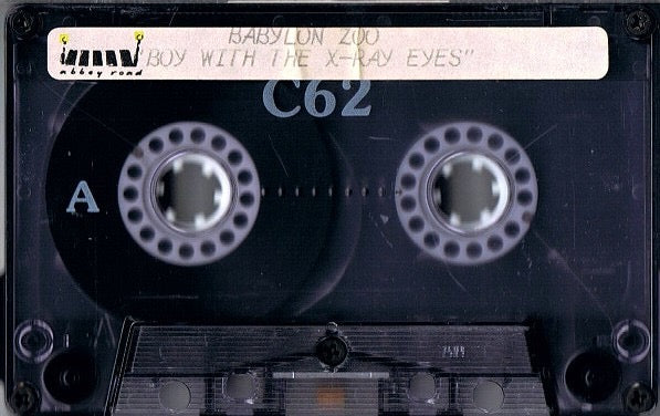 Image of Back Cover of Cassette - VG+/VG - BABYLON ZOO, The Boy With The X-Ray Eyes (EMI; none, UK 1996, Promo), ,  - 2116304C