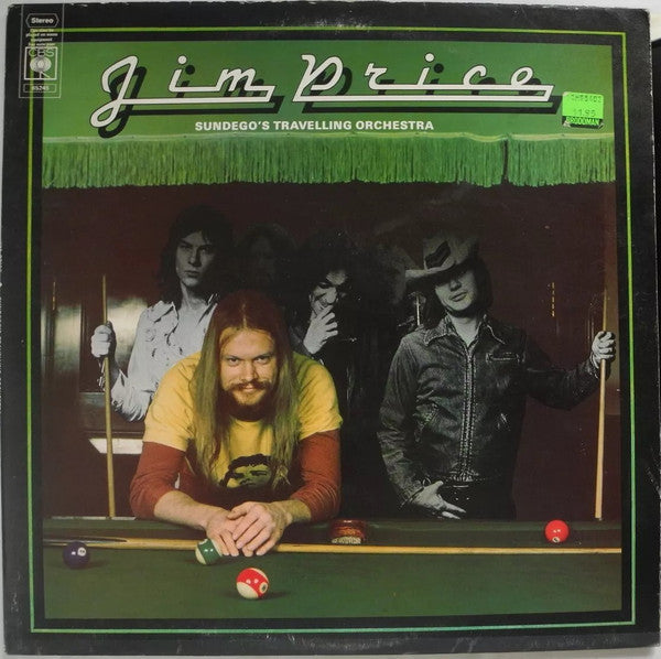 Image of Front Cover of LP - VG/VG+ - JIM PRICE, Sundego's Travelling Orchestra (CBS Orange Label; S 65245, UK 1972), ,  - 2116321C