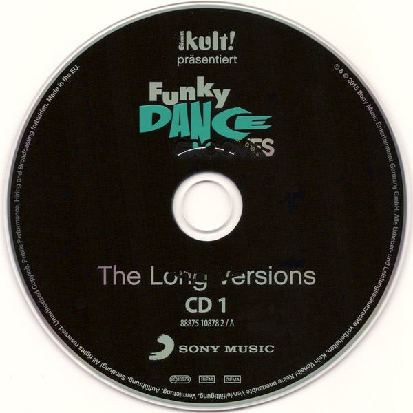 Image of Label Cover of 3xCD - M/M - VARIOUS, Kult! Pr sentiert Funky Dance Grooves - The Long Versions (Sony Music ; 88875 10878 2, Europe 2015, Triple Digipak), SEALED,  - 2136054E