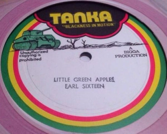 Image of Front Cover of LP - /VG - EARL SIXTEEN, Little Green Apples (Tanka; none, UK , Plain Sleeve), Light Marks only.,  - 2116343C