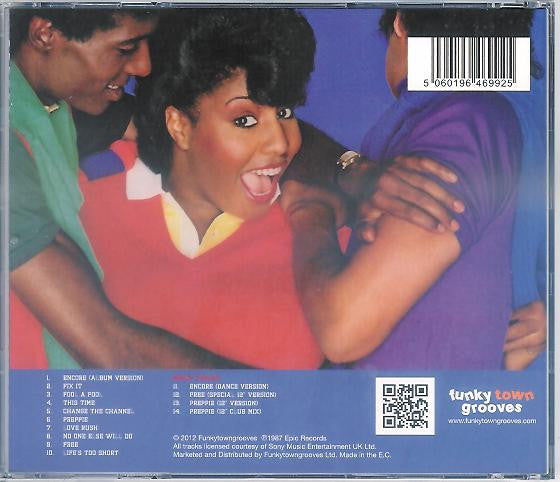Image of Back Cover of CD - EX/EX - CHERYL LYNN, Preppie (Funkytowngrooves; FTGUK-007, UK 2012 Reissue, Jewel Case), ,  - 2116299C
