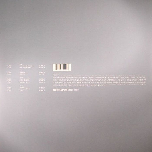 Image of Back Cover of 2xLP - NEW/NEW - B12, Electro-Soma (Warp; WARPLP9R, UK 2017 Reissue, Booklet, Download Code), ,  - 2116409C