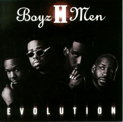 Image of Front Cover of 2xLP - VG/G+ - BOYZ II MEN, Evolution (Motown; 314 530 819-1, US 1997), Record one has more marks than two. Sleeve in hype stickered shrink-wrap, with bumped corners; wear and small rips along opening,  - 2116380C