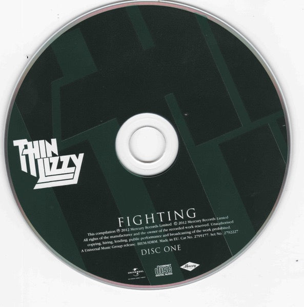 Image of Label Cover of 2xCD - EX/M - THIN LIZZY, Fighting (Mercury; 2792227, Europe 2012 Reissue, Double Digipak, Booklet, Deluxe Edition), Still SEALED In Shrinkwrap,  - 2116393C