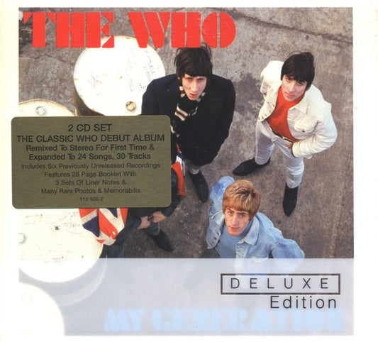 Image of Front Cover of 2xCD - VG+/EX - THE WHO, My Generation (MCA Records; 112 926-2, UK Reissue, Plastic Slipcase, Insert & Booklet, Deluxe Edition), ,  - 2116396C