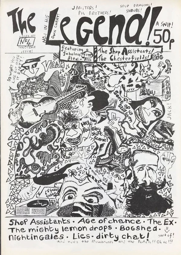 Image of Front Cover of Book - VG/VG - THE SHOP ASSISTANTS / THE CHESTERF!ELDS, Home Again / Nose Out Of Joint with fanzine (The Golden Pathway ; GPV 007, UK , Promo, 7" Flexi free with The Legend! No. 4 fanzine by Everett True), ,  - 2136134E