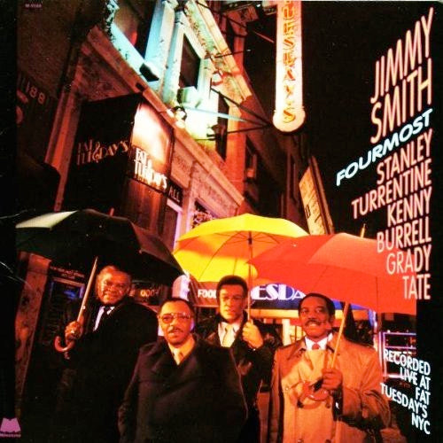 Image of Front Cover of LP - VG/VG+ - JIMMY SMITH, Fourmost (Recorded Live At Fat Tuesday's NYC) (Milestone; M-9184, US 1991), ,  - 2116433C