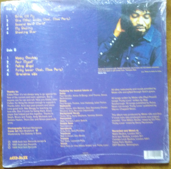 Image of Back Cover of LP - VG/VG+ - MISTER EXE, One Million Smiles (Acid Jazz; AJXLP104, UK 1998, Picture Sleeve), Minor damage to A-side centre label.,  - 2726023E