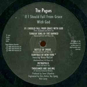 Image of Label Cover of 4124146E: LP - THE POGUES, If I Should Fall from Grace With God (Pogue Mahone; NYR 1, UK 1988, Inner)   VG/G+