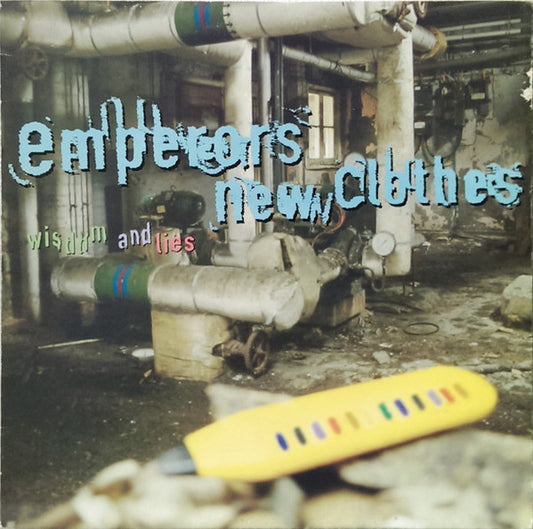 Image of Front Cover of LP - VG/VG+ - EMPERORS NEW CLOTHES, Wisdom And Lies (Acid Jazz; JAZID 122 LP, UK 1995), Corner of sleeve bent / creased, another has wear,  - 2116506C