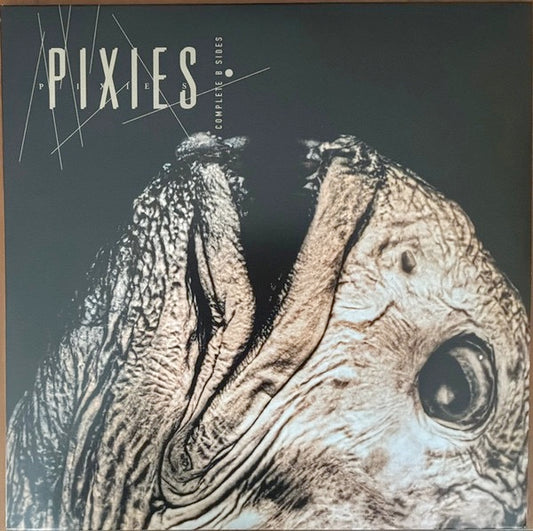 Image of Front Cover of 2xLP - NEW/NEW - PIXIES, Complete B Sides: 1988-97 (Remastered) (4AD; 4AD0878LPE, Europe 2026, 2 Inners, Crystal Clear Vinyl), , For Complete B-Sides: 1988-97, all the tracks have been remastered from their original analogue tapes by Kevin Vanbergen - sounding amazingly fresh, it completes his extensive remastering work across the band s catalogue. With the original tracklisting neatly fitting across 3 sides of vinyl, a fourth side of bonus live tracks has also been added, featuring 