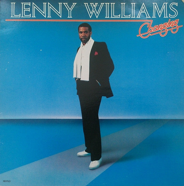 Image of Front Cover of LP - VG/VG - LENNY WILLIAMS, Changing (Rocshire Records; XR9513, US 1984), Sleeve has import sticker and sticker ghost on front. Some creasing and wear at edges,  - 2116511C