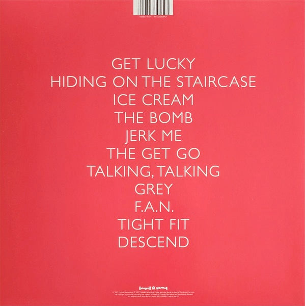 Image of Back Cover of LP - NEW/NEW - NEW YOUNG PONY CLUB, Fantastic Playroom (PIAS; INTGDS00084LP, Europe 2026 Reissue, Pink Vinyl), , New Young Pony Club are an English election music band from London. The band was formed by Andy Spence and Tahita Bulmer in 2004. Their influences are predominately post-punk and new wave artists. The bands debut,  Fantastic Playroom , was released on 6th July 2007 and song from the album have feature in  The Inbetweeners ,  Friday Night Lights  and  Gossip Girl . The album