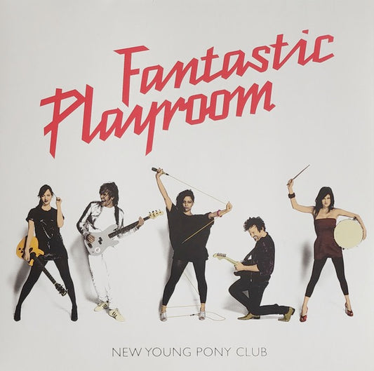Image of Front Cover of LP - NEW/NEW - NEW YOUNG PONY CLUB, Fantastic Playroom (PIAS; INTGDS00084LP, Europe 2026 Reissue, Pink Vinyl), , New Young Pony Club are an English election music band from London. The band was formed by Andy Spence and Tahita Bulmer in 2004. Their influences are predominately post-punk and new wave artists. The bands debut,  Fantastic Playroom , was released on 6th July 2007 and song from the album have feature in  The Inbetweeners ,  Friday Night Lights  and  Gossip Girl . The albu