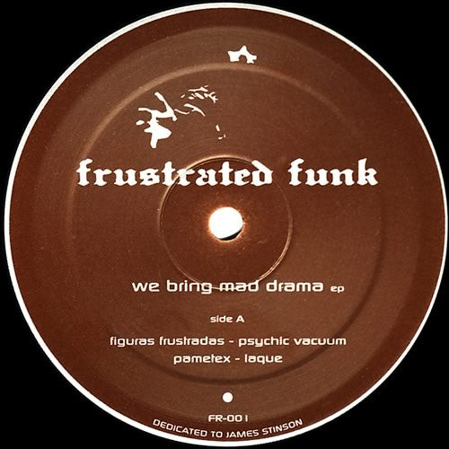 Image of Front Cover of 12" - /VG+ - VARIOUS, We Bring Mad Drama EP (Frustrated Funk; FR-001, Netherlands 2002), ,  - 2126230E