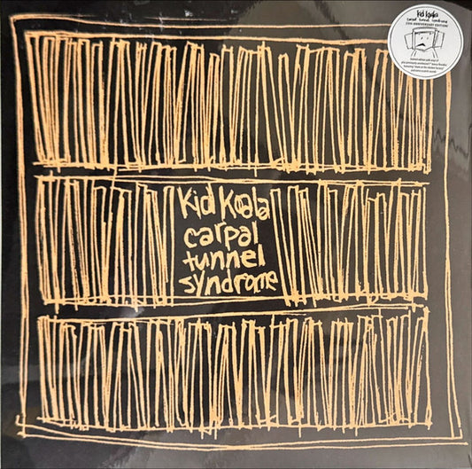 Image of Front Cover of LP - VG+/VG+ - KID KOALA, Carpal Tunnel Syndrome (Ninja Tune; ZEN34XXV, Europe 2025 Reissue, With 7" Flexi-disc; Black Yolk Vinyl), Stickered shrink,  - 2116514C