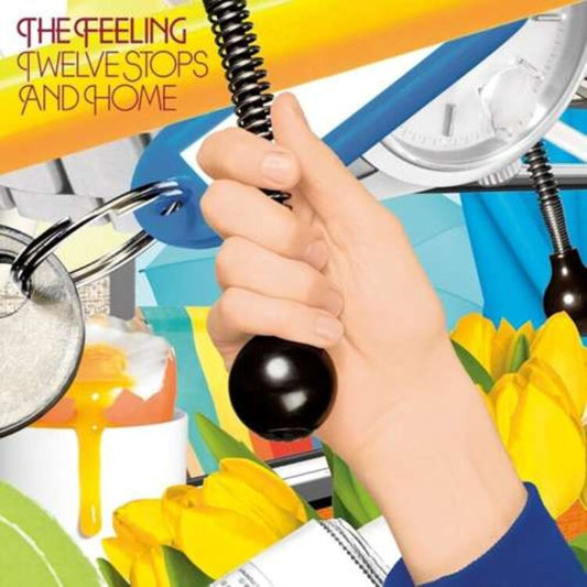 Image of Front Cover of 2x12" EP - NEW/NEW - THE FEELING, Twelve Stops and Home: 20th Anniversary Edition (Integral Distribution Services; INTGDS00086LP, UK 2026 Reissue, Yellow and Blue Transparent Vinyl), ,  Twelve Stops and Home  was the debut album byBritish rock-pop band The Feeling. Entering the UK Album Charts at Number 2, this was a three-times-Platinum album, selling over two million copies worldwide. It spawned five singles, four of which reached the Top 10 in the SinglesChart and the track  Sewn 