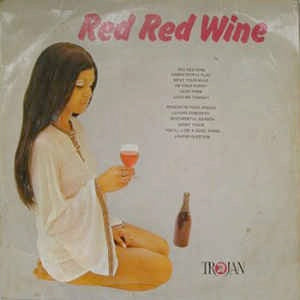 Image of Front Cover of 5124235E: LP - VARIOUS ARTISTS, Red Red Wine (Downtown; TTL-11, UK 1969, Laminated Front Sleeve, Mono)   VG/VG+