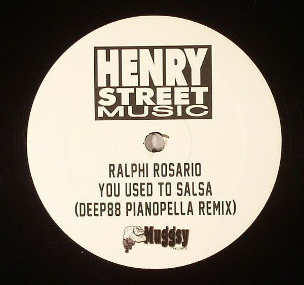 Image of Back Cover of 12" - /VG+ - RALPHI ROSARIO, You Used To Salsa (Deep88 Remix) (Henry Street Music; DYRH01, US 2014), ,  - 2126249E