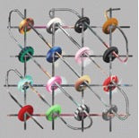 Image of Front Cover of LP - NEW/NEW - FEEBLE LITTLE HORSE, Bitknot (Saddle Creek; LBJ408LPC2, US 2026, Inner, Poster, Stickers, Silver Metallic Vinyl), , feeble little horse is naturally delighted to present their third full-length LP, bitknot. The album was written, arranged, produced, and recorded by Sebastian Kinsler, Lydia Slocum, and Jake Kelley across their respective homes in Pittsburgh, Pennsylvania. A spirited investigation into the unnatural space created between human nature and a culture of con
